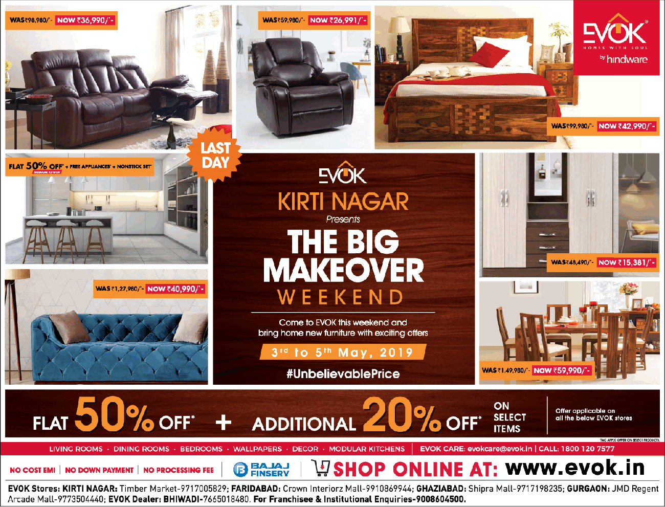 evok-furniture-the-big-makeover-weekend-flat-50%-off-ad-delhi-times-05-05-2019.png