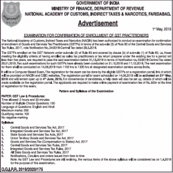 governemnt-of-india-ministry-of-finance-department-of-revenue-examination-for-confirmation-of-enrollment-of-gst-practitioners-ad-times-of-india-mumbai-16-05-2019.png