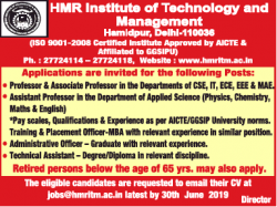 hmr-institute-of-technology-requires-professor-and-associate-professor-ad-times-ascent-delhi-12-06-2019.png