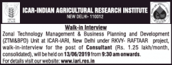 indian-agricultural-research-institute-walk-in-interview-ad-times-of-india-delhi-21-05-2019.png