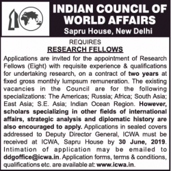 indian-council-of-world-affairs-requires-research-fellows-ad-times-of-india-delhi-02-06-2019.png