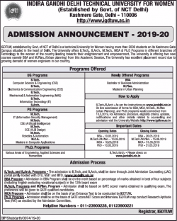 indira-gandhi-technical-university-for-women-admission-announcement-ad-times-of-india-delhi-10-05-2019.png