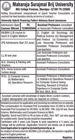maharaja-surajmal-brij-university-requires-assistant-professor-ad-times-ascent-delhi-29-05-2019.png