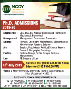 mody-university-phd-admissions-2019-20-ad-times-of-india-delhi-23-06-2019.png