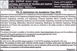 national-institute-of-technology-raipur-phd-admission-for-academic-year-2019-ad-times-of-india-delhi-27-06-2019.png