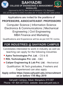 sahyadri-college-of-engineering-and-management-requires-professors-ad-times-ascent-mumbai-08-05-2019.png