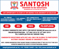 santosh-courses-md-ms-mds-pg-diploma-ad-times-of-india-delhi-12-05-2019.png