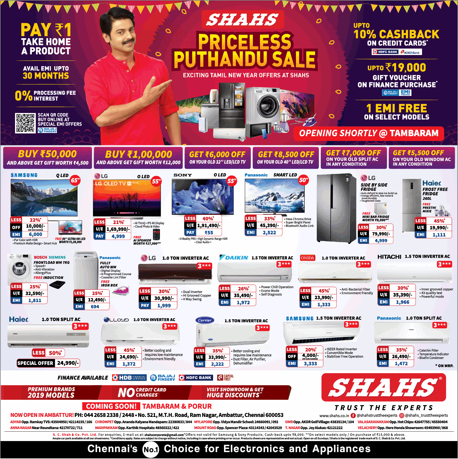 shahs-electronics-priceless-puthandu-sale-ad-times-of-india-chennai-22-05-2019.png