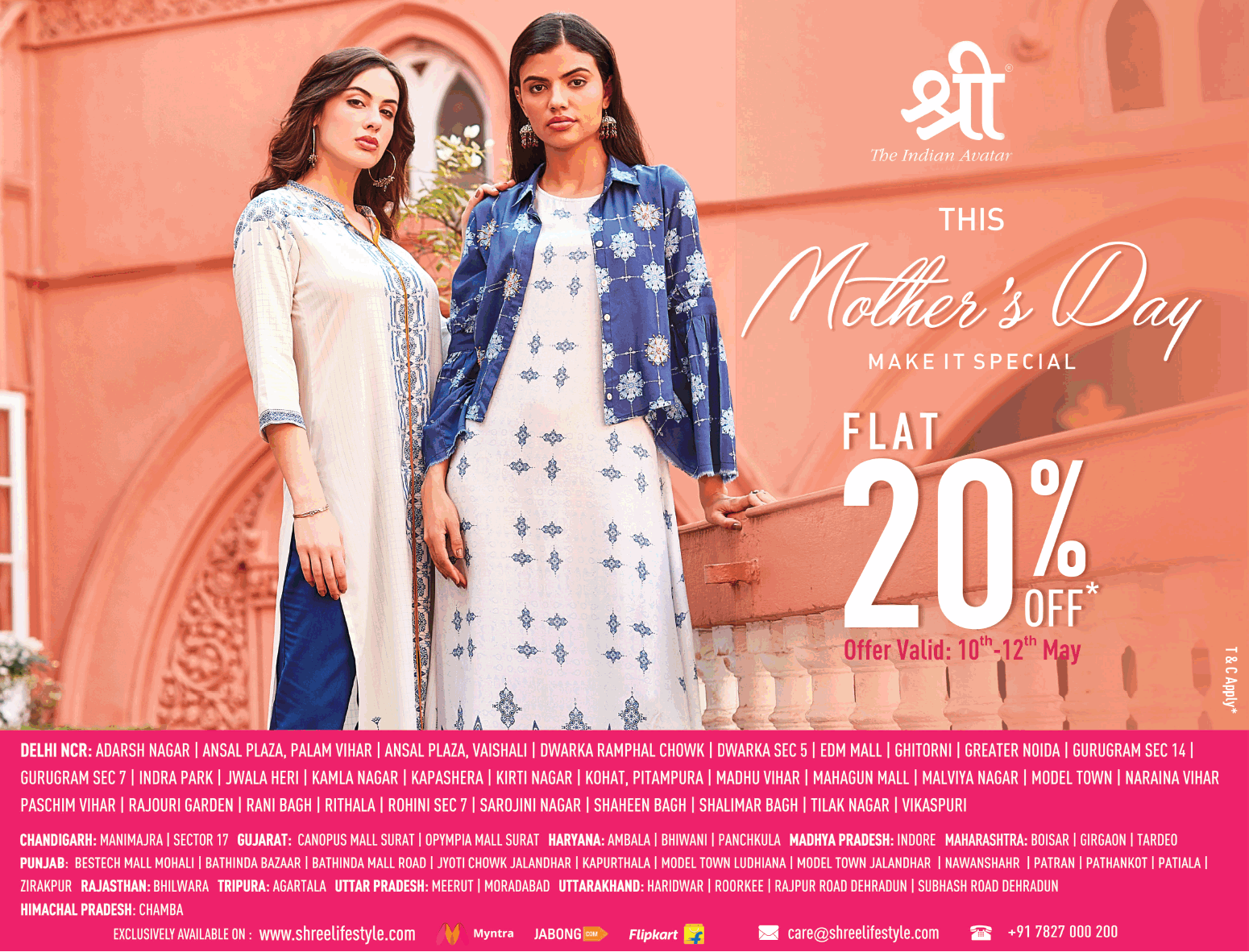 shree-clothing-the-indian-avatar-flat-20%-off-ad-delhi-times-10-05-2019.png