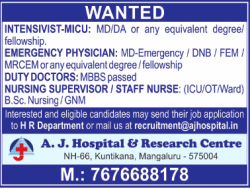 a-j-hospital-and-research-centre-wanted-emergency-physician-ad-times-ascent-bangalore-03-07-2019.png