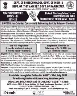 govt-of-india-dept-of-biotechnology-admisson-notice-for-batch-3-ad-bangalore-times-02-07-2019.png