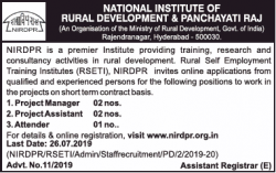 national-institute-of-rural-development-and-panchayati-raj-requires-project-manager-ad-times-of-india-delhi-11-07-2019.png