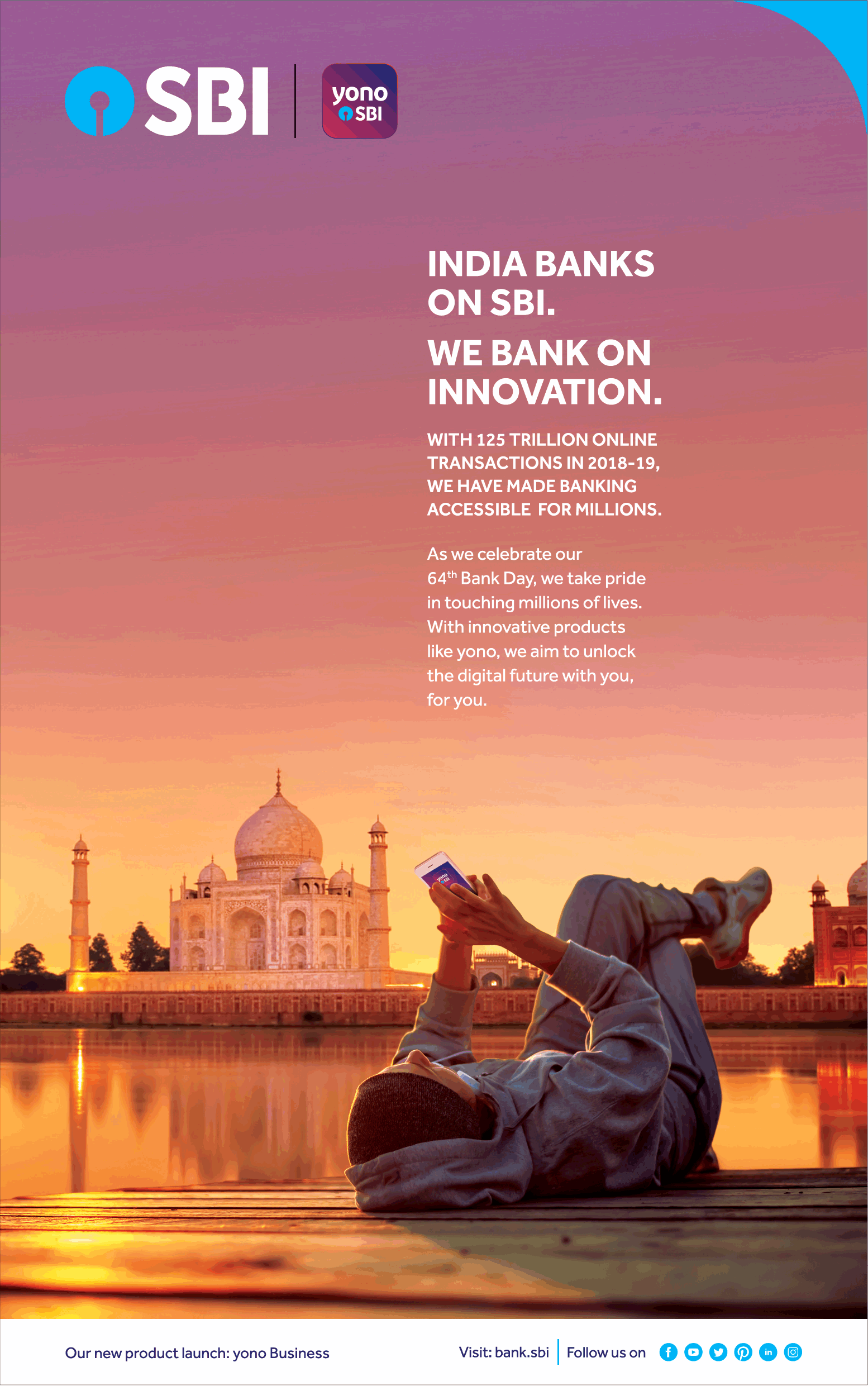 Sbi Banks We Bank On Innovation Ad Advert Gallery