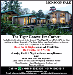 the-tiger-groove-jim-corbett-monsoon-sale-ad-delhi-times-28-07-2019.png