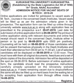 kurukshetra-university-admission-notice-ad-times-of-india-delhi-02-08-2019.png