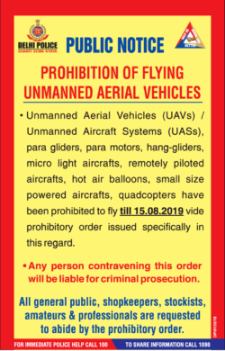 prohibition-of-flying-unmanned-aerial-vehicles-public-notice-ad-times-of-india-delhi-14-08-2019.png