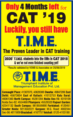 t-i-m-e-only-4-months-left-for-cat-19-ad-times-of-india-delhi-31-07-2019.png
