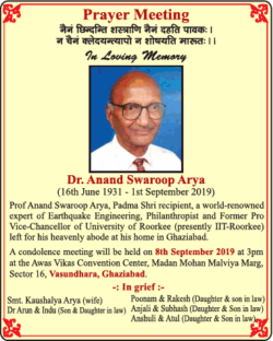 anand-swaroop-arya-prayer-meeting-ad-times-of-india-delhi-05-09-2019.png