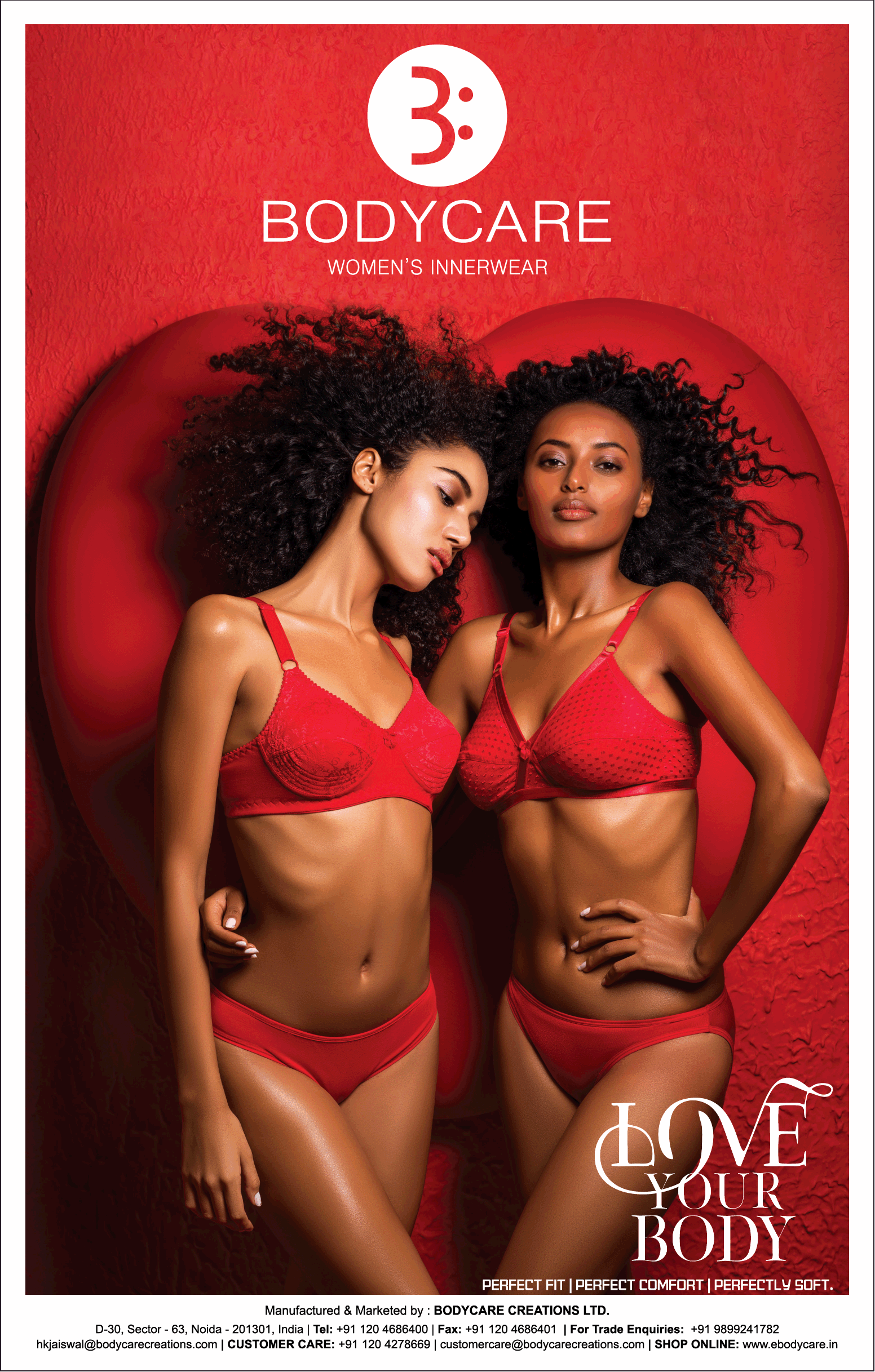Body Care Womens Innerwear Love Your Body Ad Delhi Times - Advert