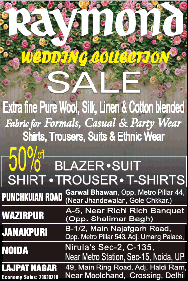 raymond-wedding-collection-sale-50%-off-ad-delhi-times-05-09-2019.png