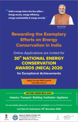 30th-national-energy-conservation-awards-neca-2020-online-application-invited-ad-toi-delhi-16-10-2020