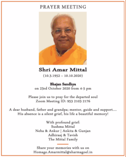 amar-mittal-sharma-goel-chartered-accountant-obituary-ad-toi-delhi-23-10-2020