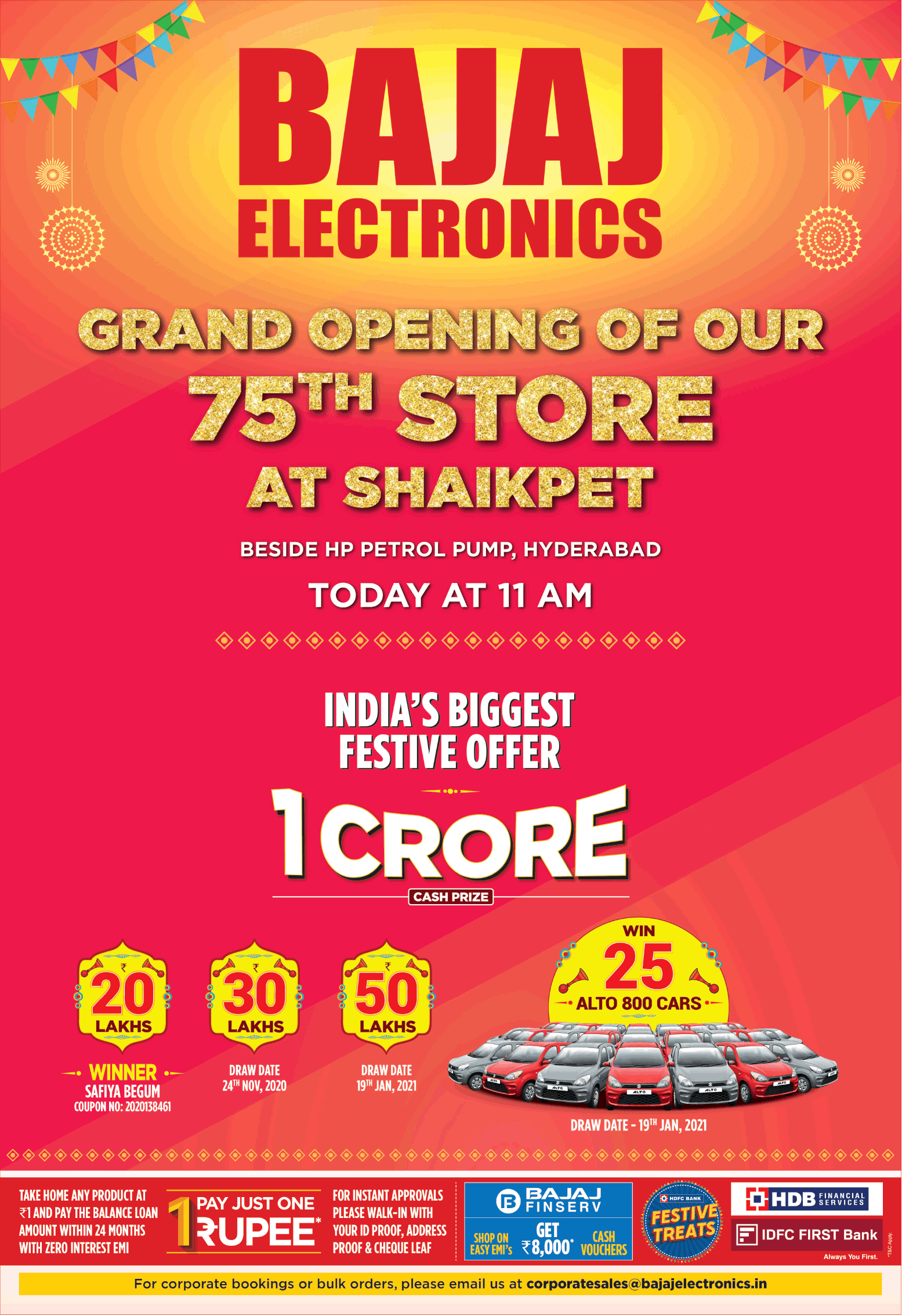 bajaj-electronics-grand-opening-of-75th-store-at-shaikpet-ad-toi-hyderabad-31-10-2020