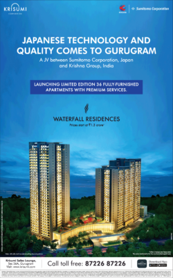 waterfall-residences-launching-limited-edition-36-fully-furnished-apartments-with-premium-services-gurugram-ad-toi-delhi-18-10-2020