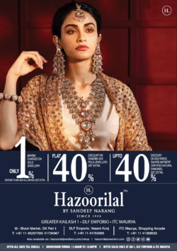 hazoorilal-jewellers-by-sandeep-narang-upto-40%-discount-on-natural-diamonds-ad-toi-delhi-12-11-2020