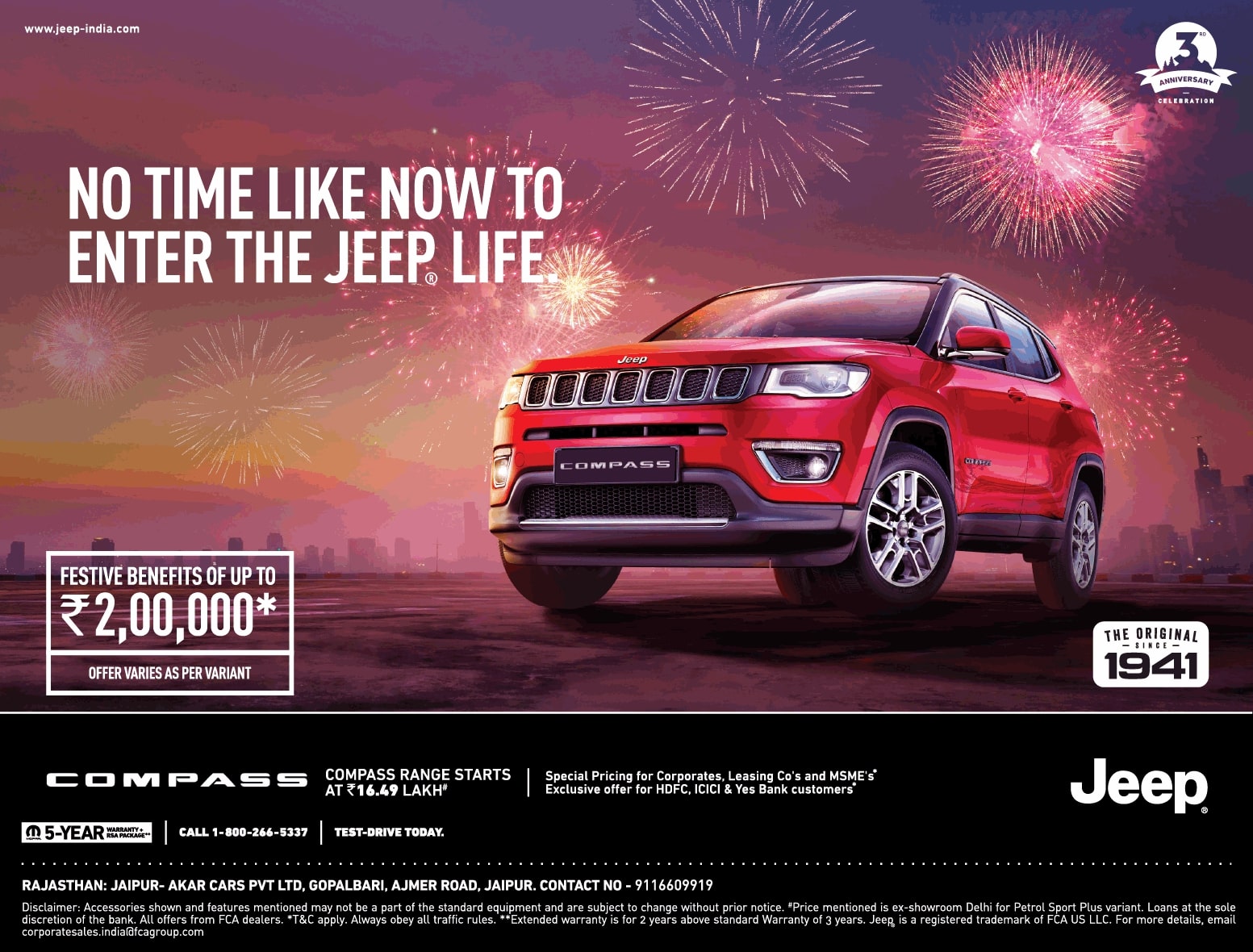 jeep-compass-no-time-now-to-enter-the-jeep-life-festive-benefits-of-up-to-rs-2-lakh-ad-toi-jaipur-11-11-2020