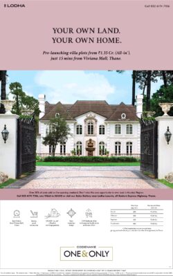 lodha-code-name-one-&-only-your-own-land-your-own-home-villa-plots-thane-ad-toi-mumbai-6-11-2020