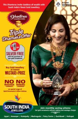 south-india-jewellers-dhanteras-celebrations-triple-dhamaka-offer-ad-toi-hyderabad-12-11-2020