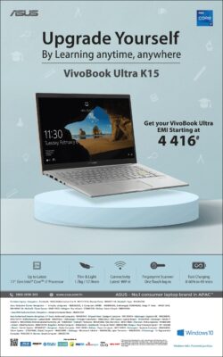 vivobook-ultra-k15-upgrade-yourself-by-learning-anytime-anywhere-get-your-vivobook-ultra-emi-starting-at-rs-4416-ad-toi-bangalore-13-11-2020