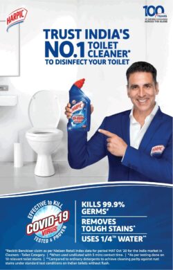 Harpic-Trust-Indias-No-1-Toilet-Cleaner-To-Disinfect-Your-Toilet-Ad-Times-Of-India-Mumbai-30-12-2020