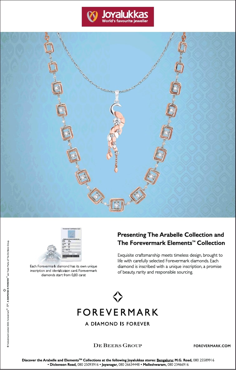 Joyalukkas-Presenting-The-Arabelle-Collection-And-The-Forevermark-Elements-Collection-Ad-Bangalore-Times-30-12-2020