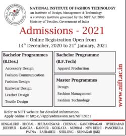 national-institute-of-fashion-technology-admissions-2021-ad-times-of-india-delhi-28-12-2020