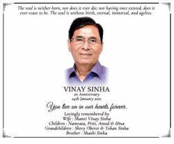 1st-anniversary-vinay-sinha-ad-times-of-india-mumbai-24-01-2021