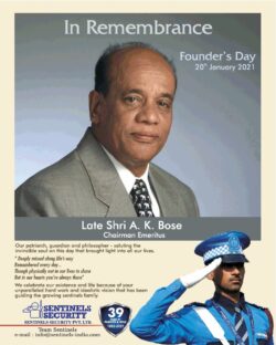 in-remembrance-late-shri-a-k-bose-chairman-emeritus-sentinels-secutiry-ad-times-of-india-delhi-20-01-2021