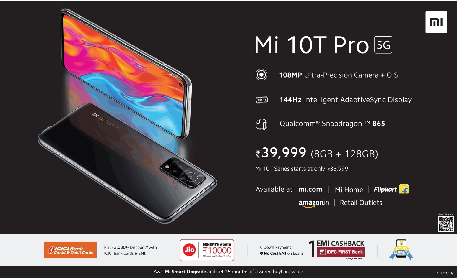 mi-10t-pro-5g-108mp-ultra-precision-camera-rupees-39999-8gb-128gb-ad-times-of-india-mumbai-01-01-2021