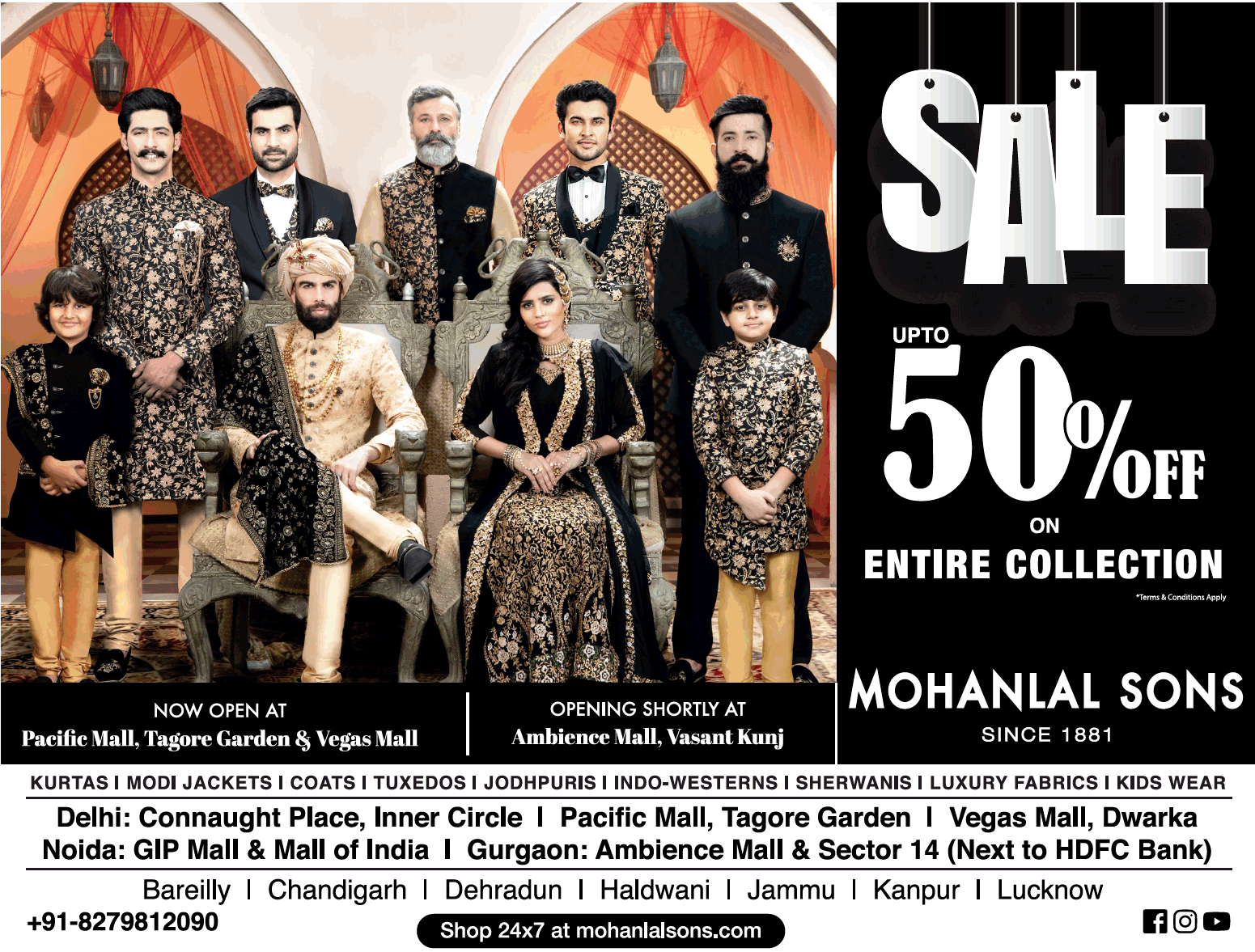mohanlal-sons-sale-upto-50%-off-on-entire-collection-ad-delhi-times-09-01-2021