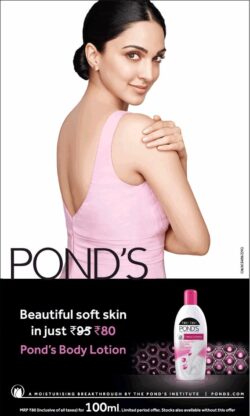 ponds-beautiful-soft-skin-in-just-rupees-80-ponds-body-lotion-ad-times-of-india-mumbai-21-01-2021
