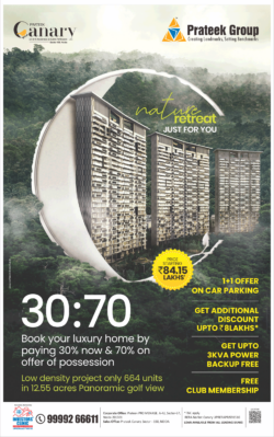 prateek-group-book-your-luxury-home-by-paying-30%-now-ad-delhi-times-17-01-2021