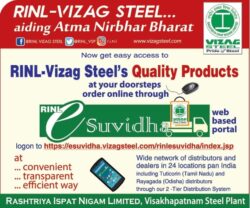 rashtriya-ispat-nigam-limited-visakhapatnam-steel-plant-aiding-atma-nirbhar-bharat-ad-times-of-india-delhi-26-01-2021