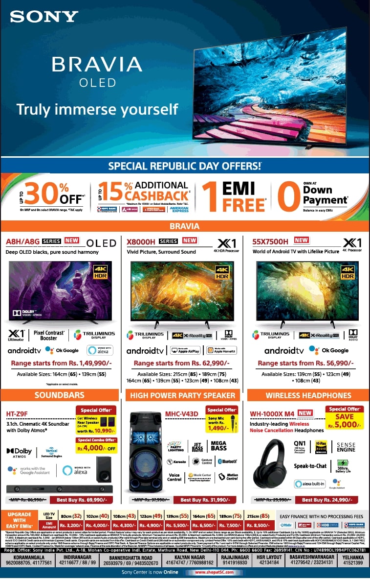 sony-bravia-oled-special-republic-day-offers-ad-bangalore-times-24-01-2021