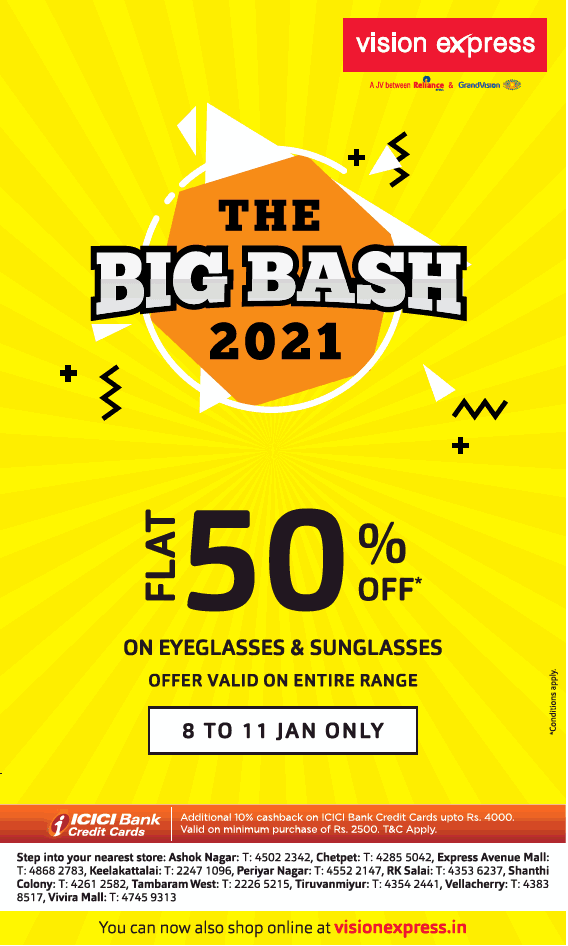 vision-express-the-big-bash-2021-flat-50%-off-ad-chennai-times-09-01-2021