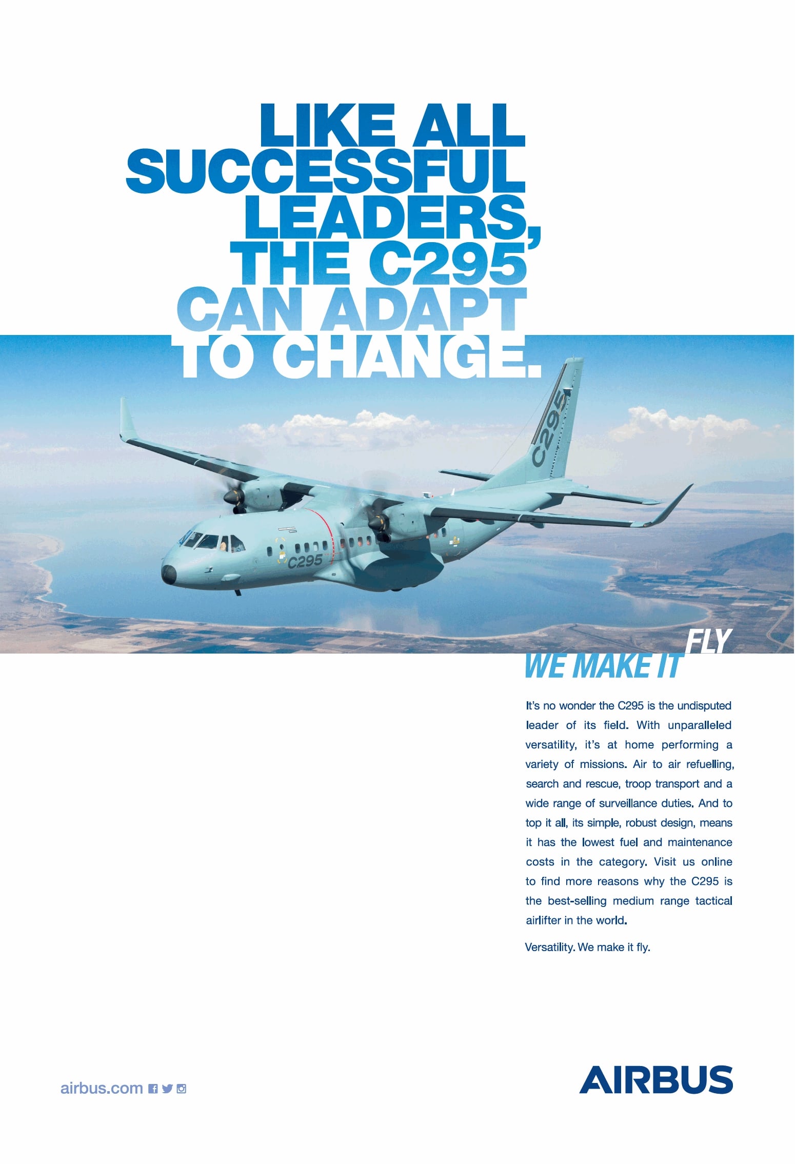 airbus-like-all-successful-leaders-the-c295-can-adapt-to-change-ad-times-of-india-bangalore-03-02-2021