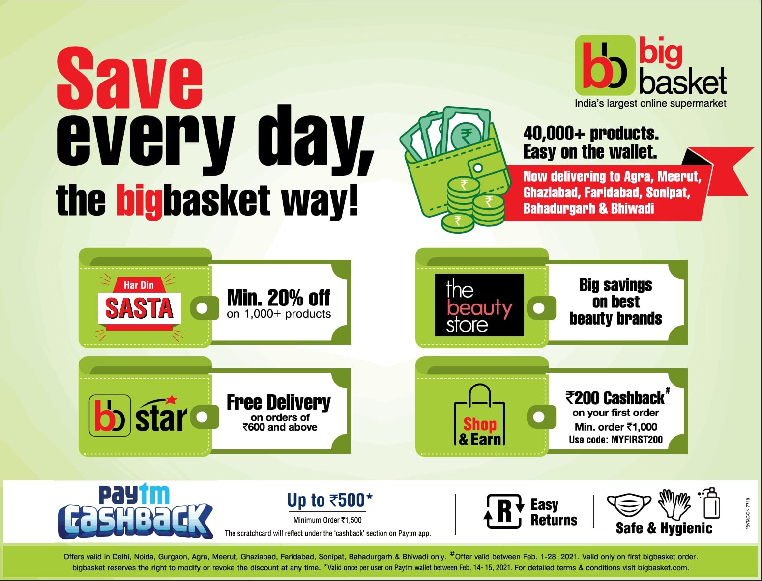 big-basket-paytm-cashback-ad-delhi-times-14-02-2021