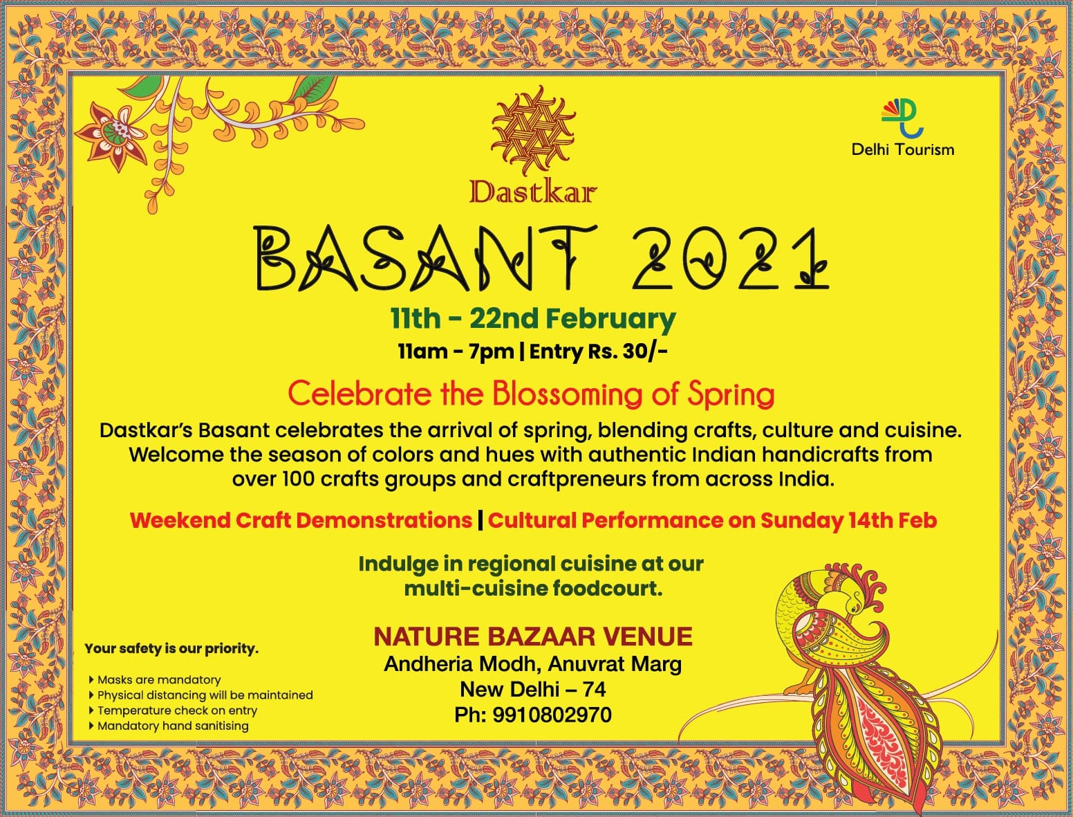 dastkar-basant-2021-delhi-tourism-ad-delhi-times-13-02-2021