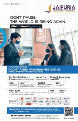 jaipuria-institute-of-management-applications-invited-pgdm-mba-ad-times-of-india-delhi-17-02-2021