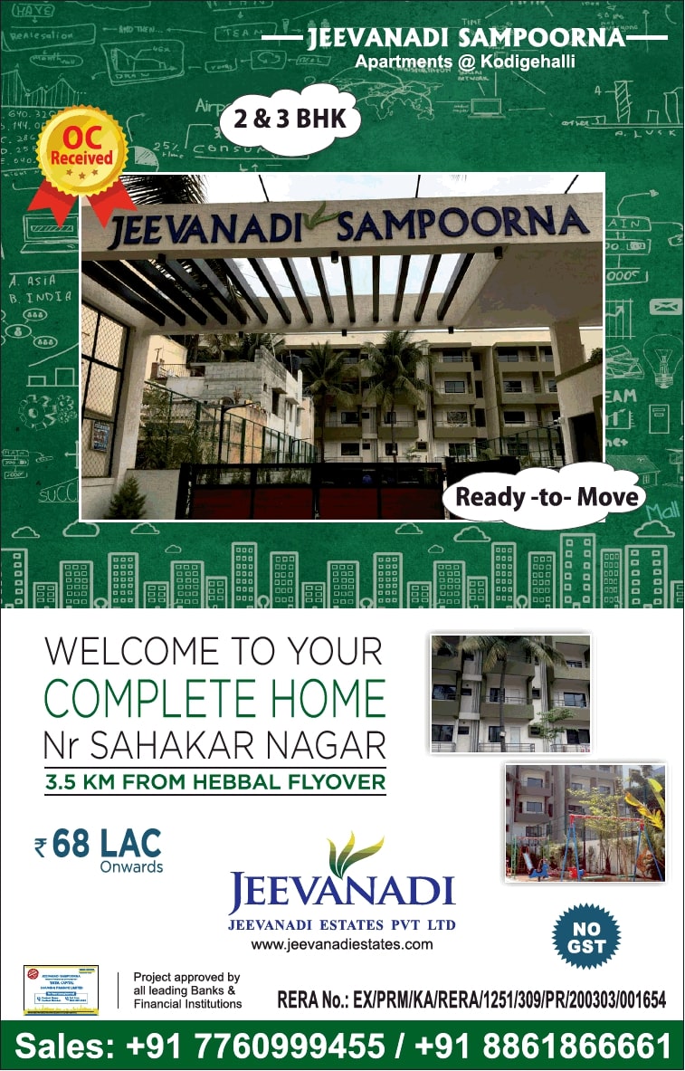 jeevanandi-estates-pvt-ltd-jeevanadi-sampoorna-2-and-3-bhk-homes-ad-property-times-bangalore-05-02-2021